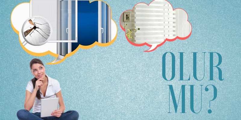 cam balkona sineklik ve perde takılır mı